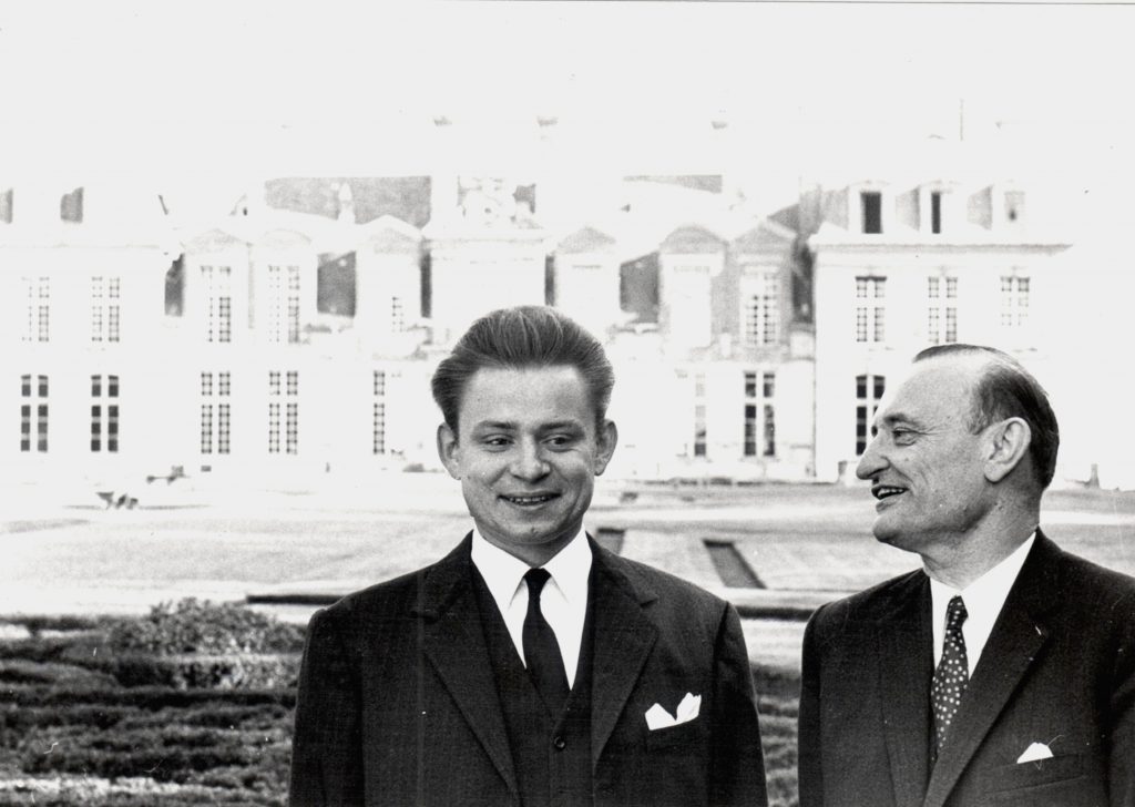 1 1968, Paul De La Panouse Et Son Père
